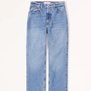 Abercombie Ultra High Rise 90s Straight Jean
